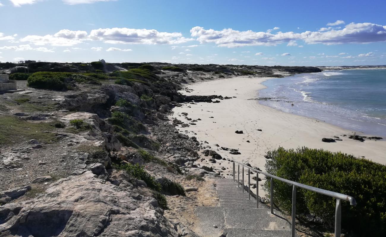 Photo of Arniston beach with bright fine sand surface