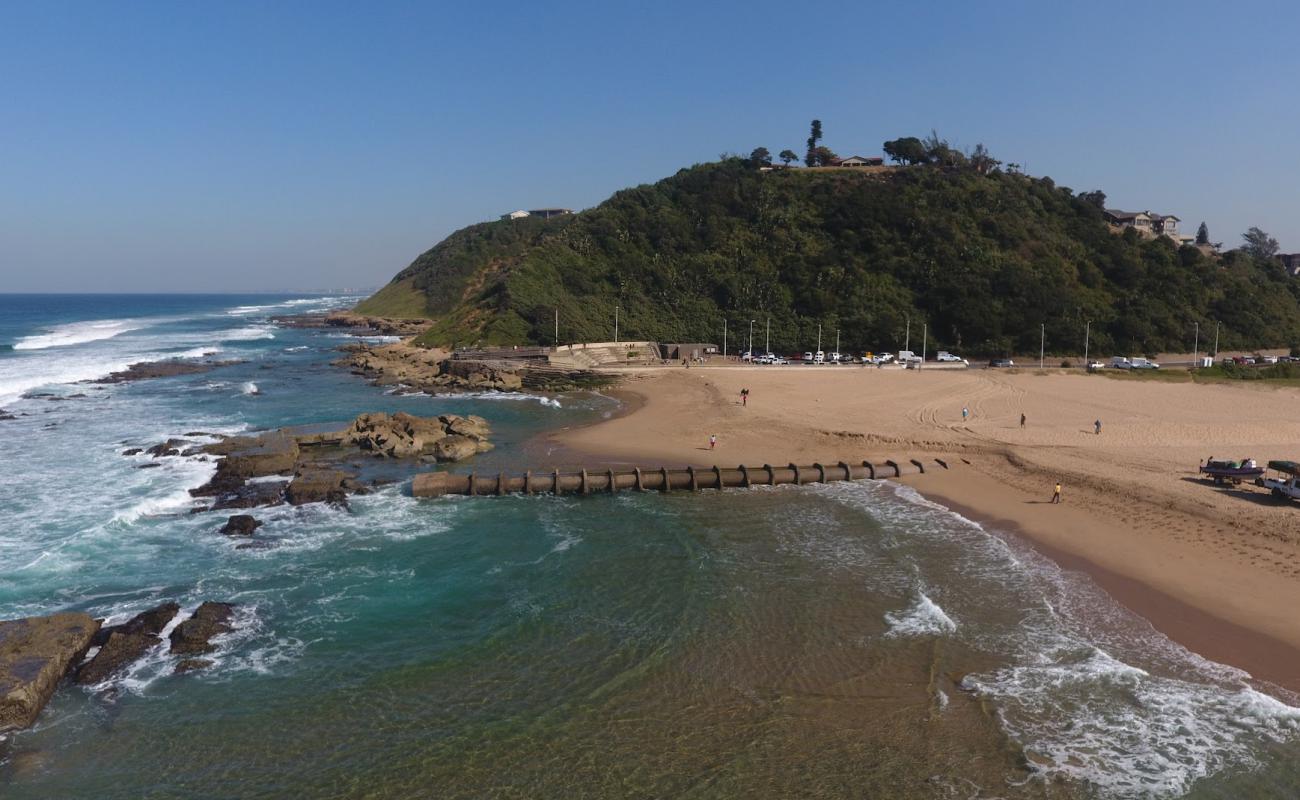 Photo of Isipingo beach with bright fine sand surface