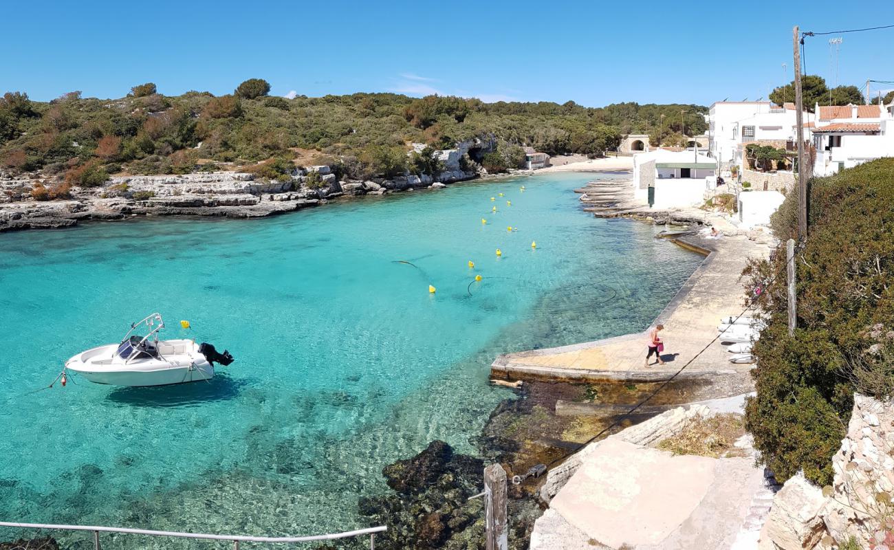 Photo of Cala Alcaufar with bright fine sand surface