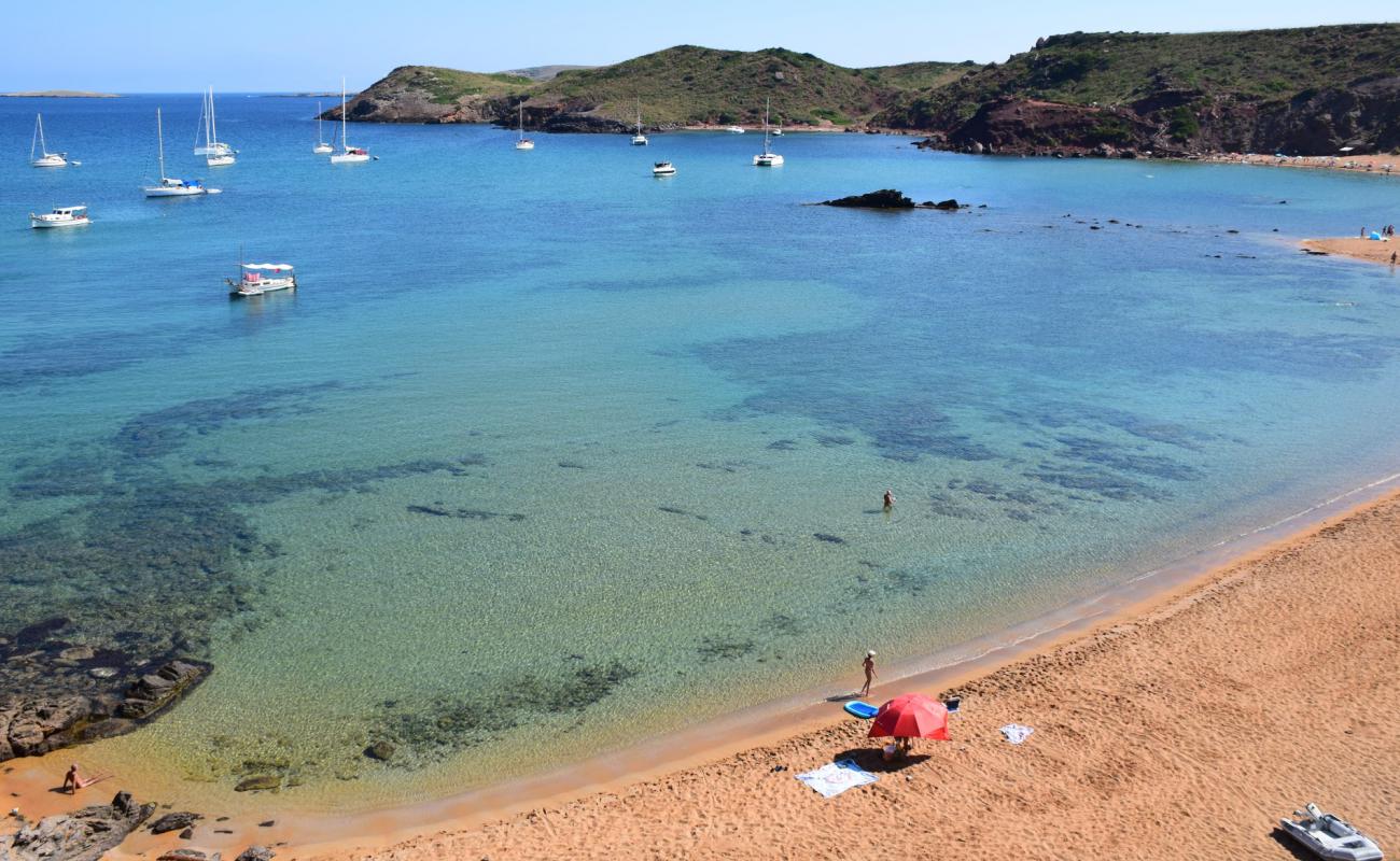 Photo of Cap de Cavalleria with brown sand surface