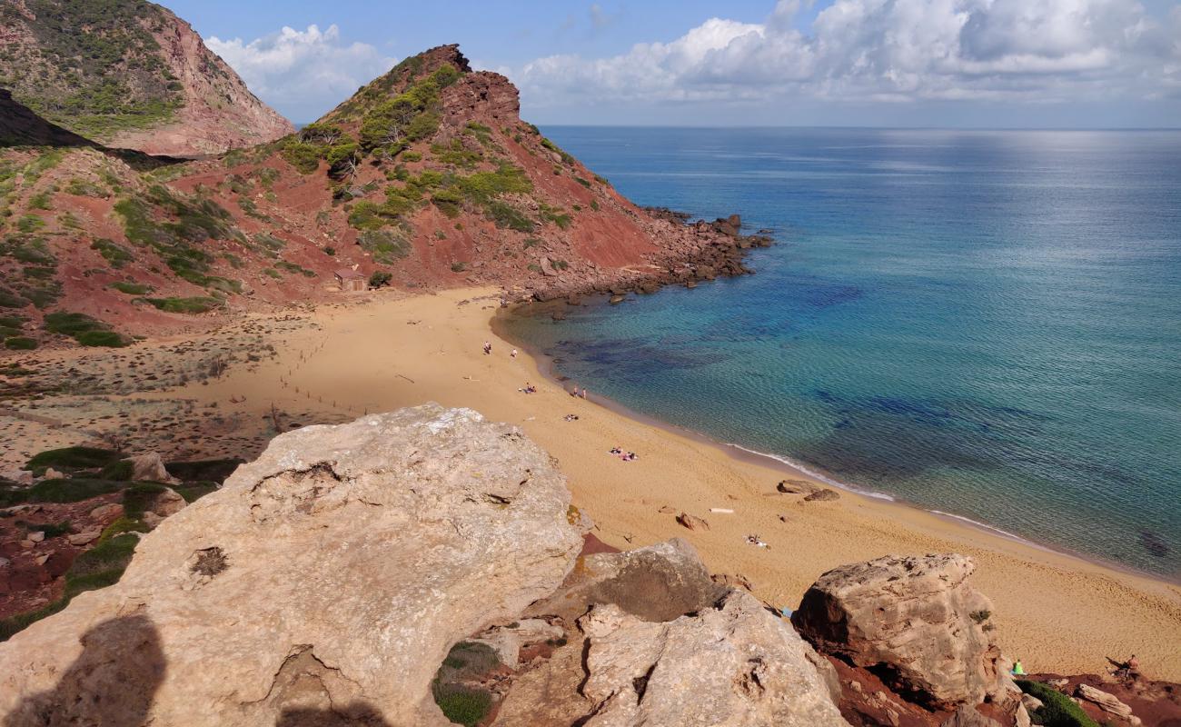 Photo of Cala del Pilar with brown sand surface