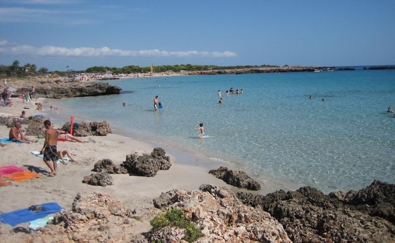 Photo of Cala Son Xoriguer with bright fine sand surface