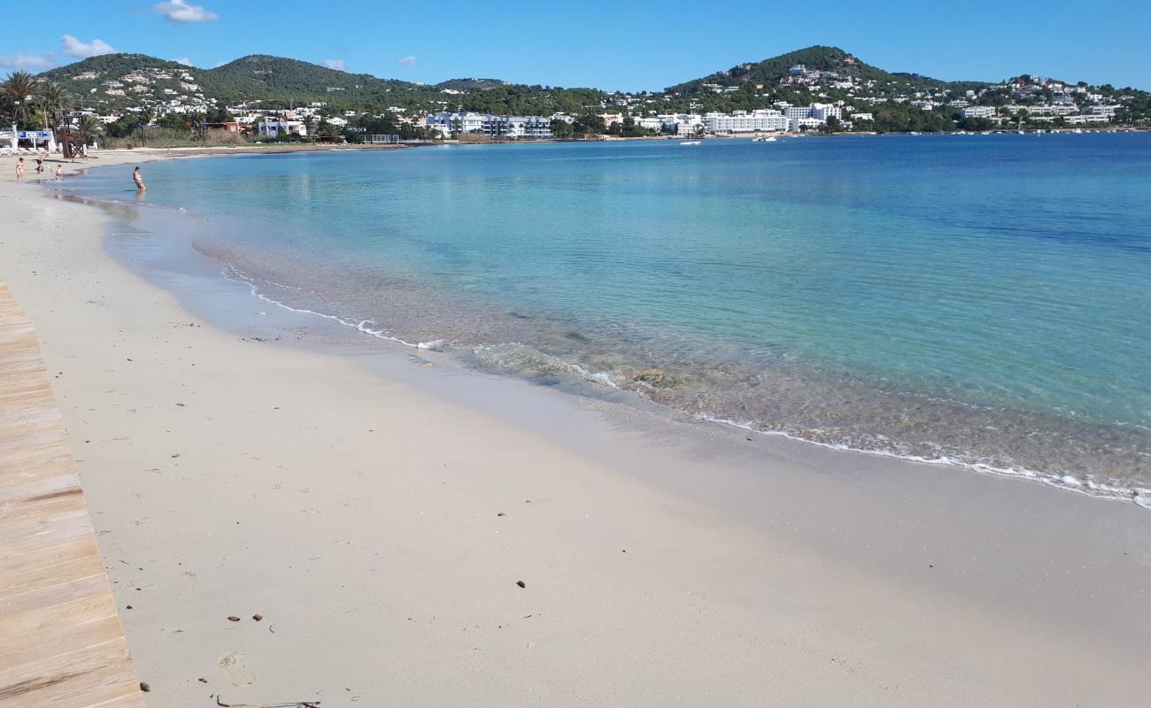 Photo of Playa de Talamanca with bright fine sand surface