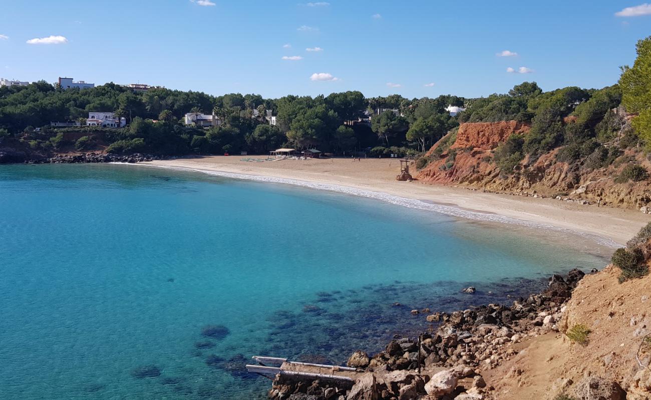 Photo of Cala Llenya Beach with bright fine sand surface