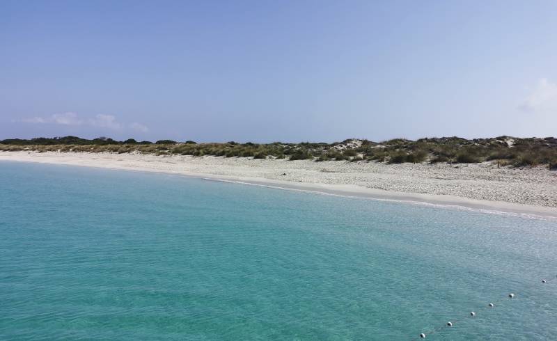 Photo of Platja Es Cavallet - Es Cavallet Beach with bright fine sand surface