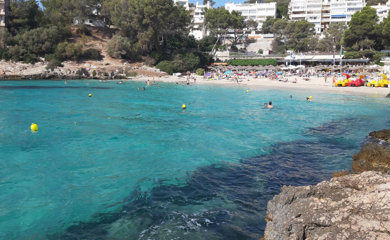 Photo of Illetes Beach with bright fine sand surface