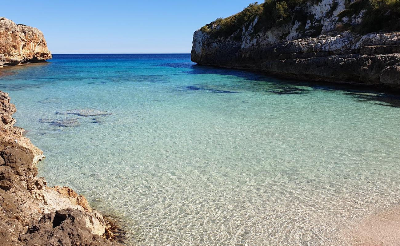 Photo of Beach Cala Sequer with bright fine sand surface