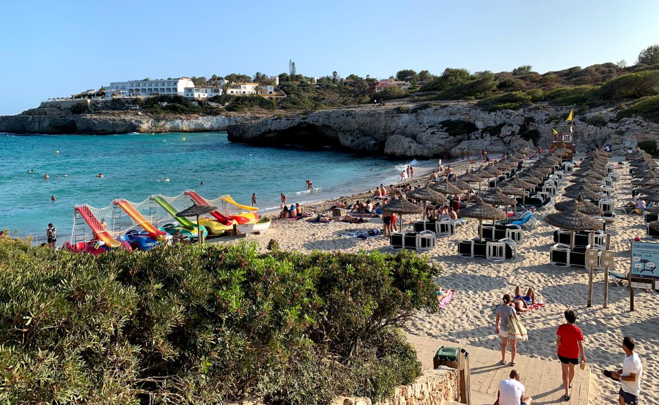 Photo of Cala domingos beach with bright fine sand surface