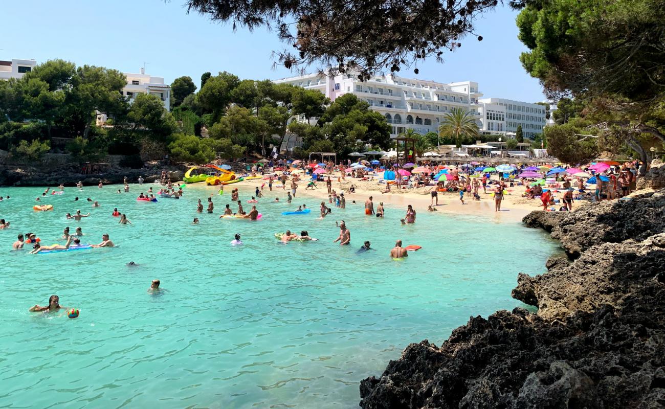 Photo of Cala Gran with bright fine sand surface