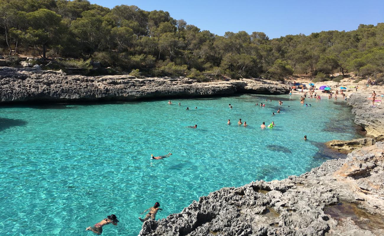 Photo of Calo des Borgit with bright fine sand surface