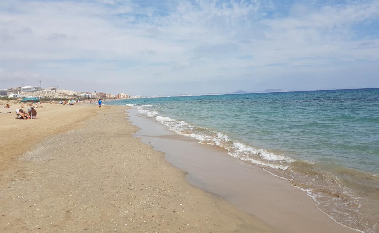 Photo of Playa del Carabassi with brown sand surface