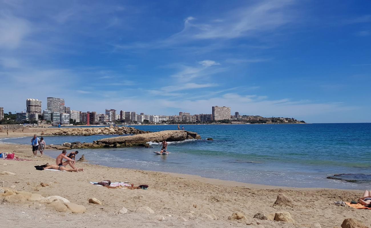 Photo of Calas de Alicante with black sand & pebble surface