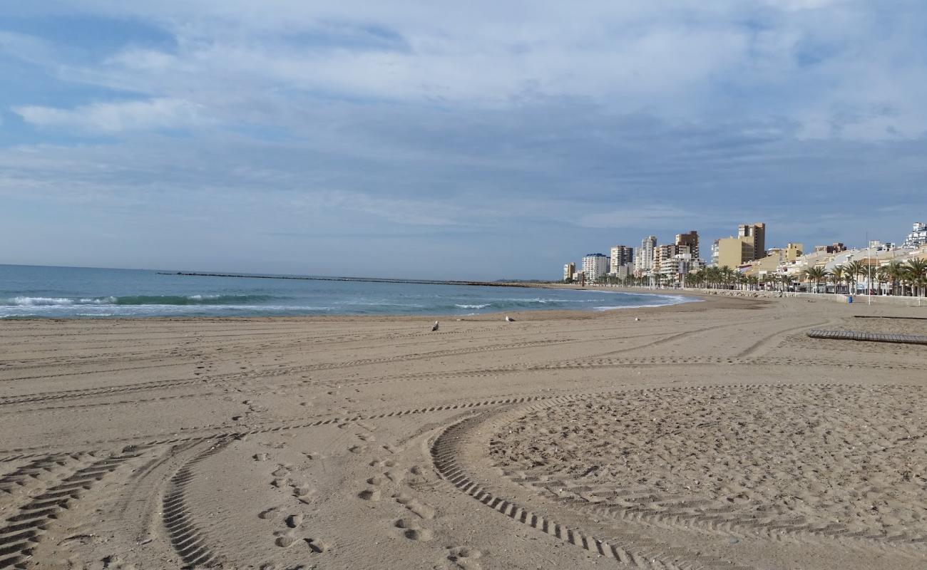 Photo of Playa del Campello with bright sand surface