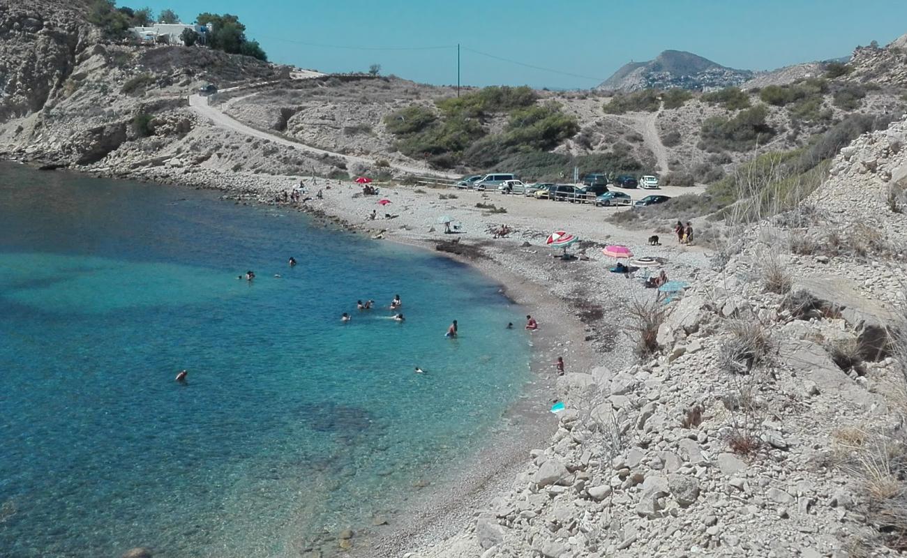 Photo of Cala el Charco with gray pebble surface