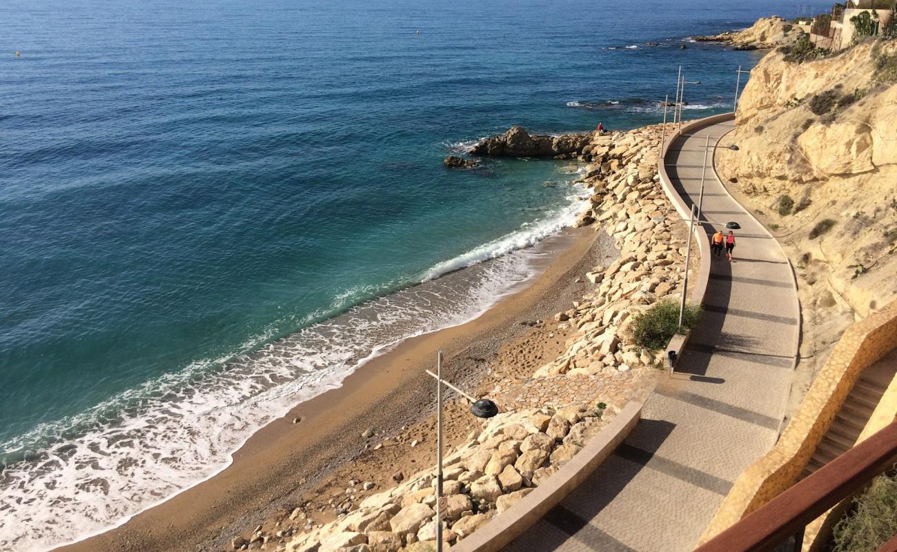 Photo of Platja dels Estudiantes with brown sand surface