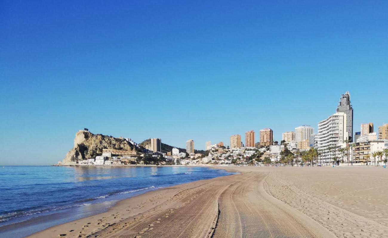 Photo of Playa de Poniente with bright sand surface