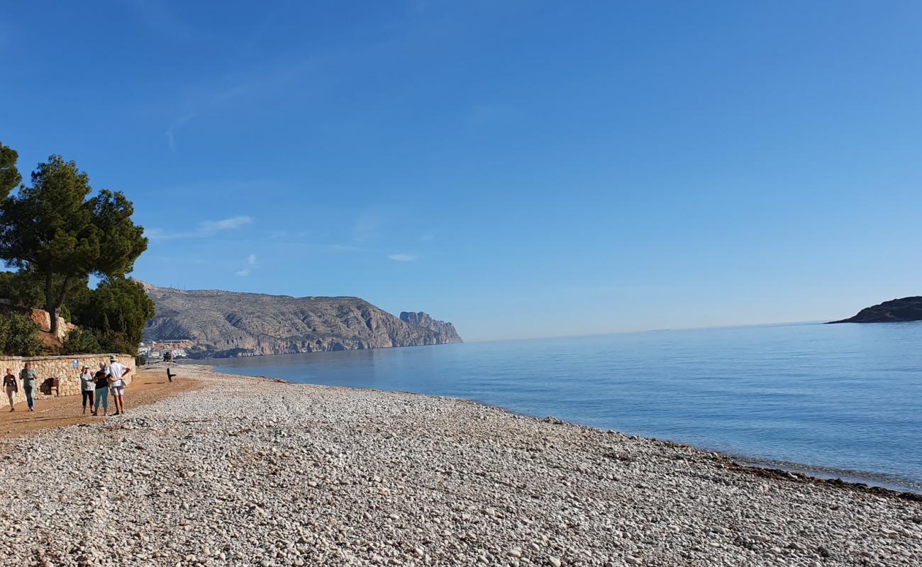 Photo of Platja de l'Olla with light sand &  pebble surface