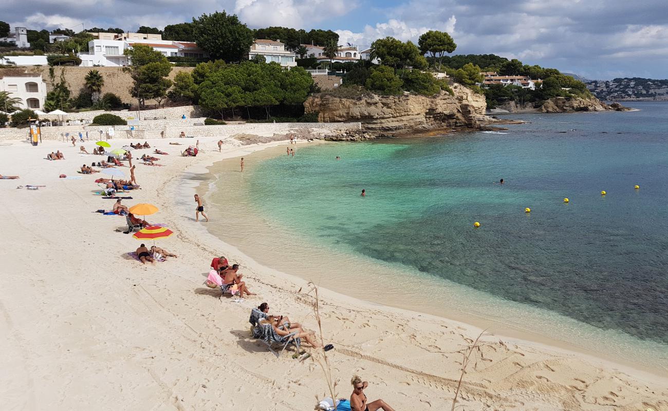 Photo of Playa la Fustera with bright sand surface