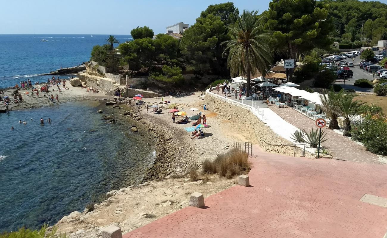 Photo of Cala l'Andrago with gray pebble surface