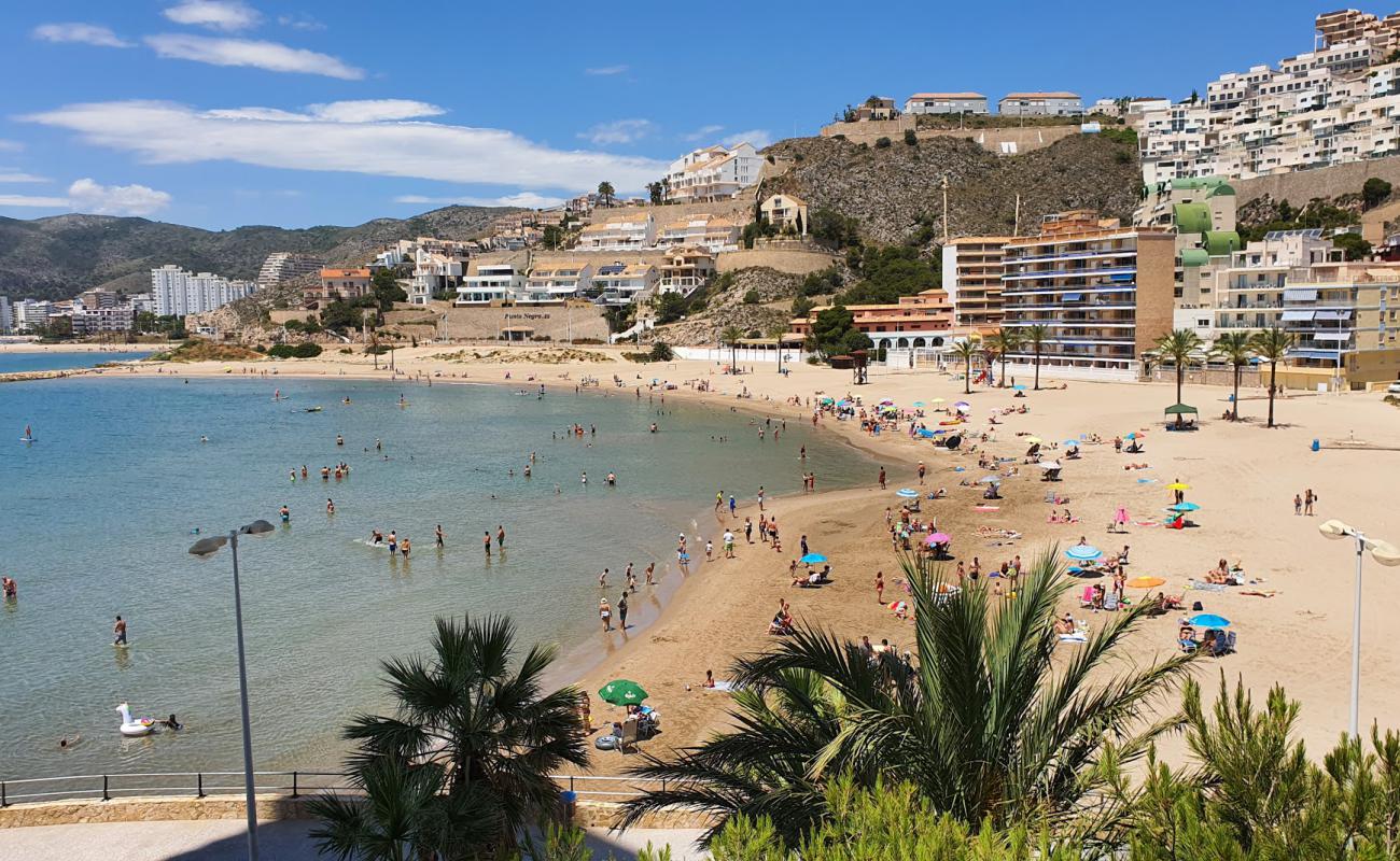 Photo of Playa de los Olivos with brown sand surface