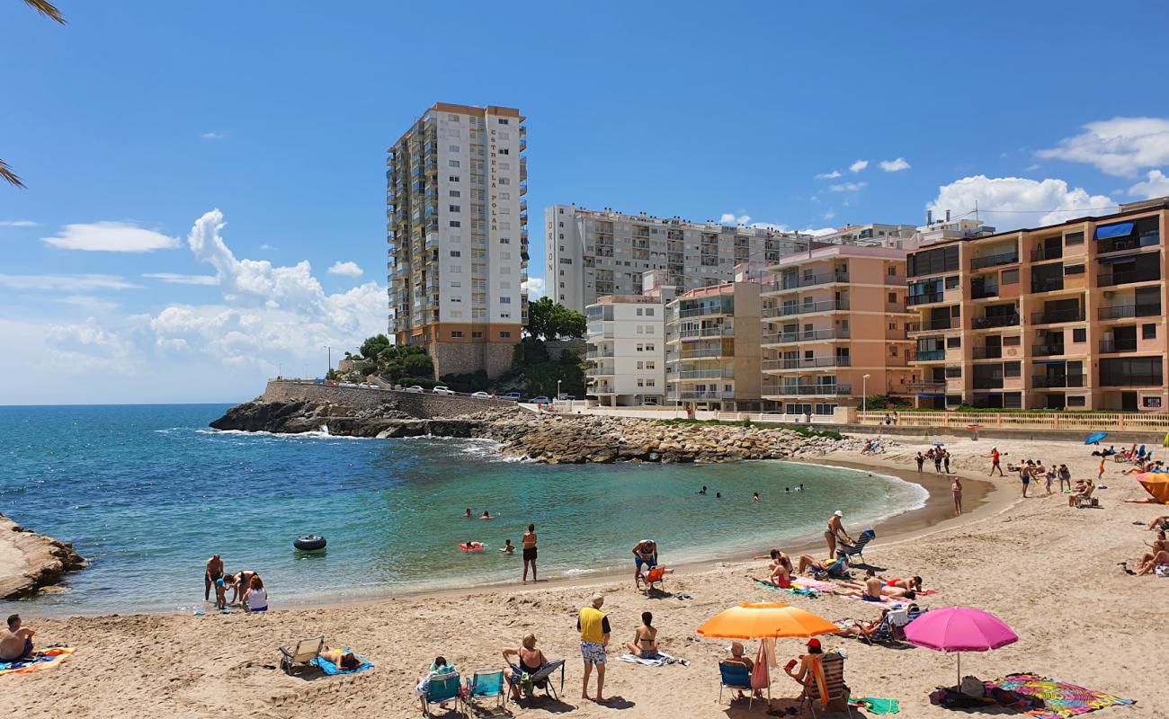 Photo of Playa Cullera with brown sand surface