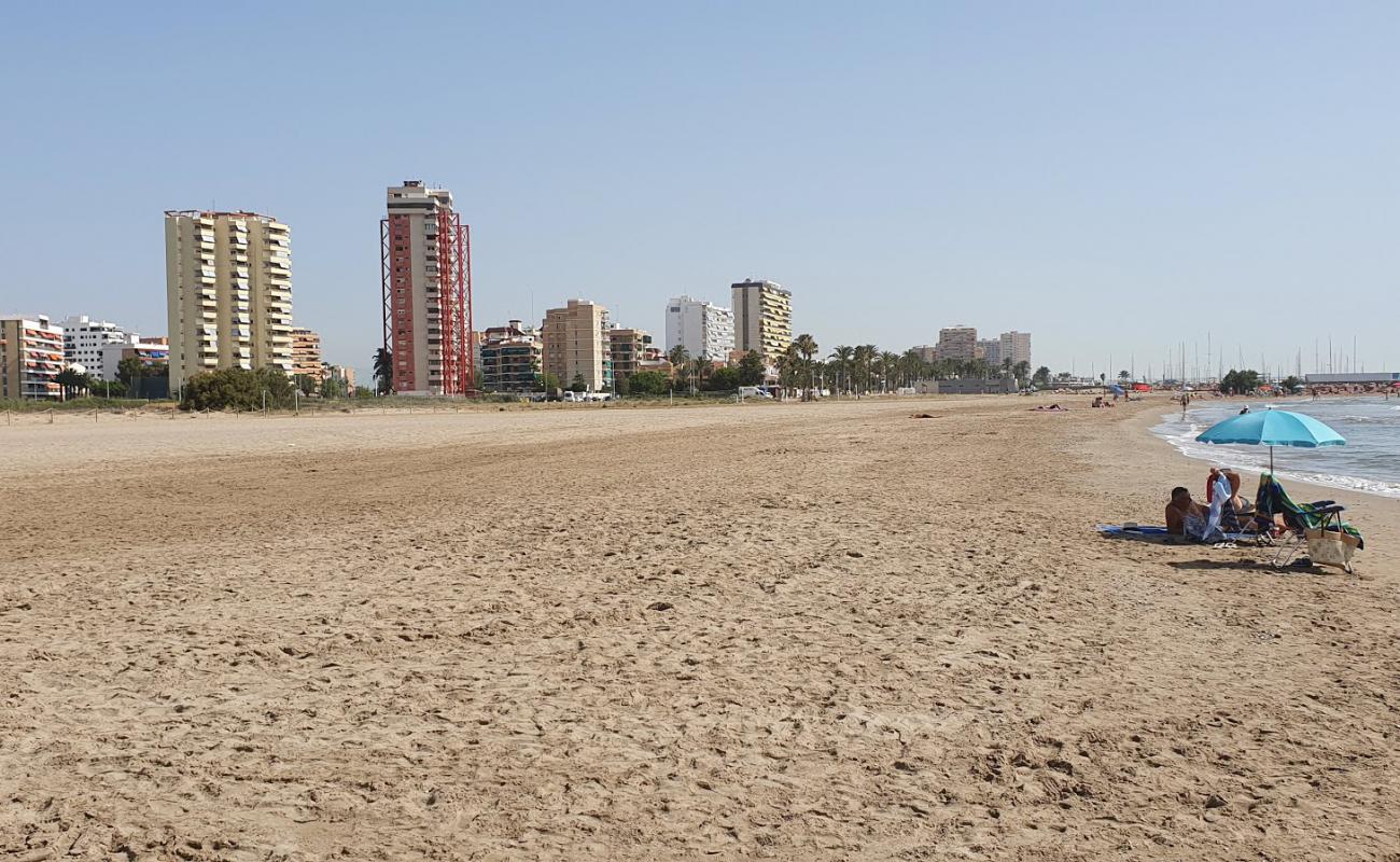 Photo of Platja de Massamagrell with brown sand surface