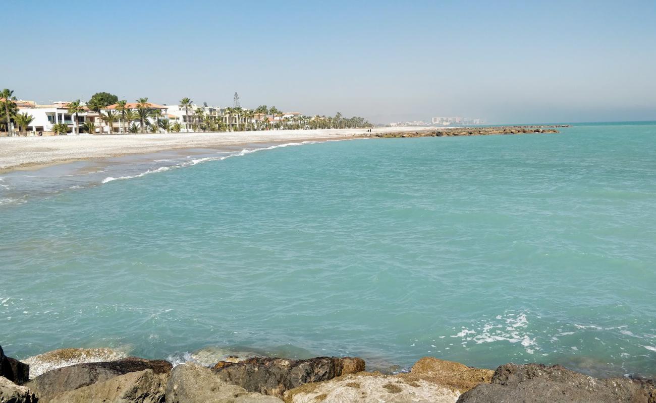 Photo of Moncofar Beach with gray fine pebble surface