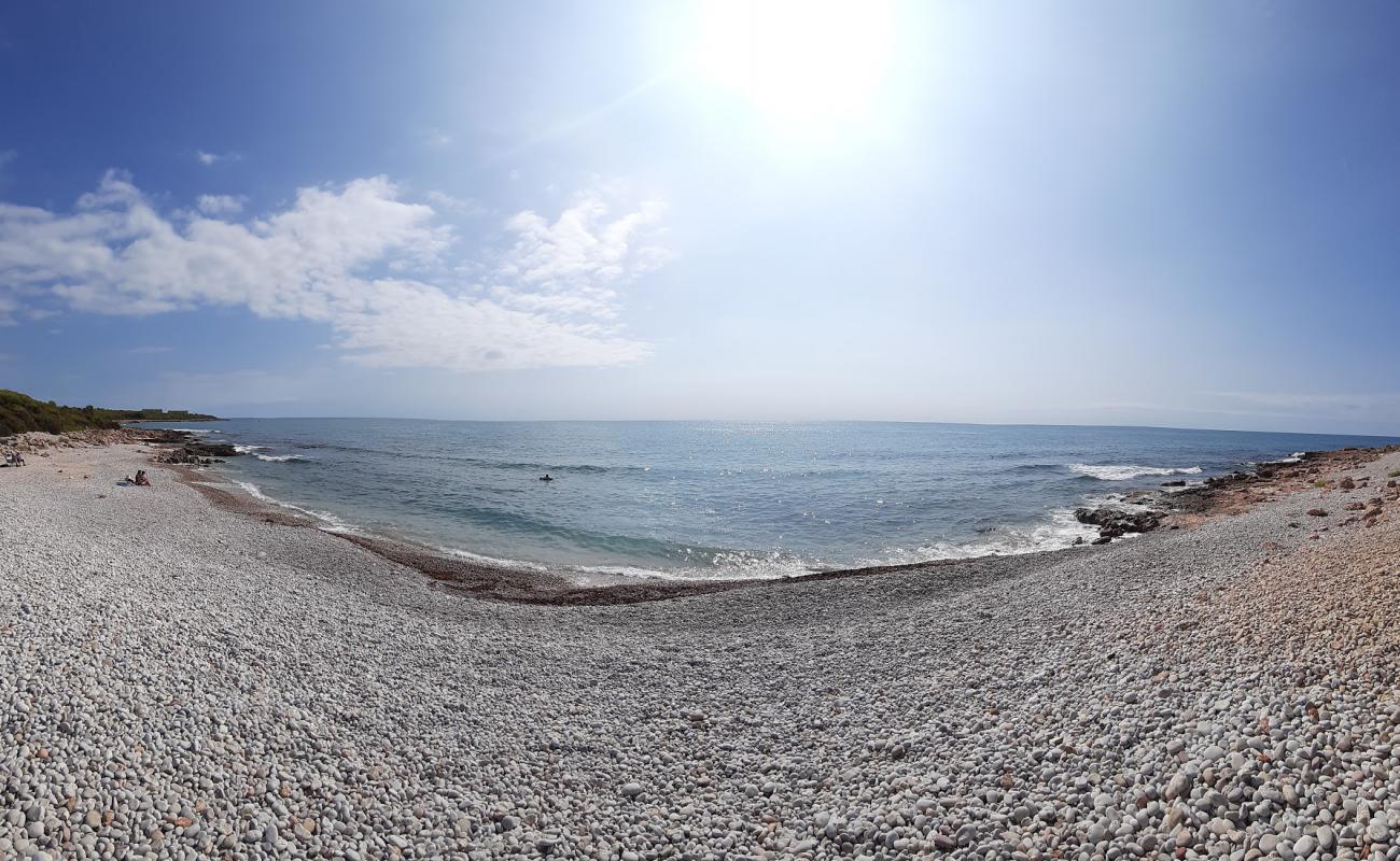 Photo of Platja Serradal with gray pebble surface