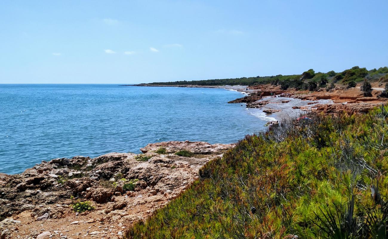 Photo of Platja de la Basseta with gray sand &  pebble surface