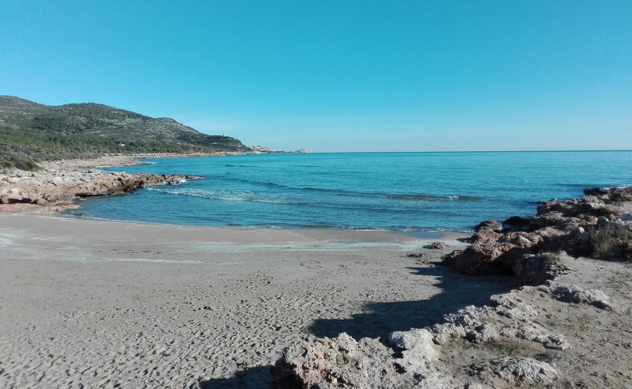 Photo of Platja del Pebret with brown sand surface