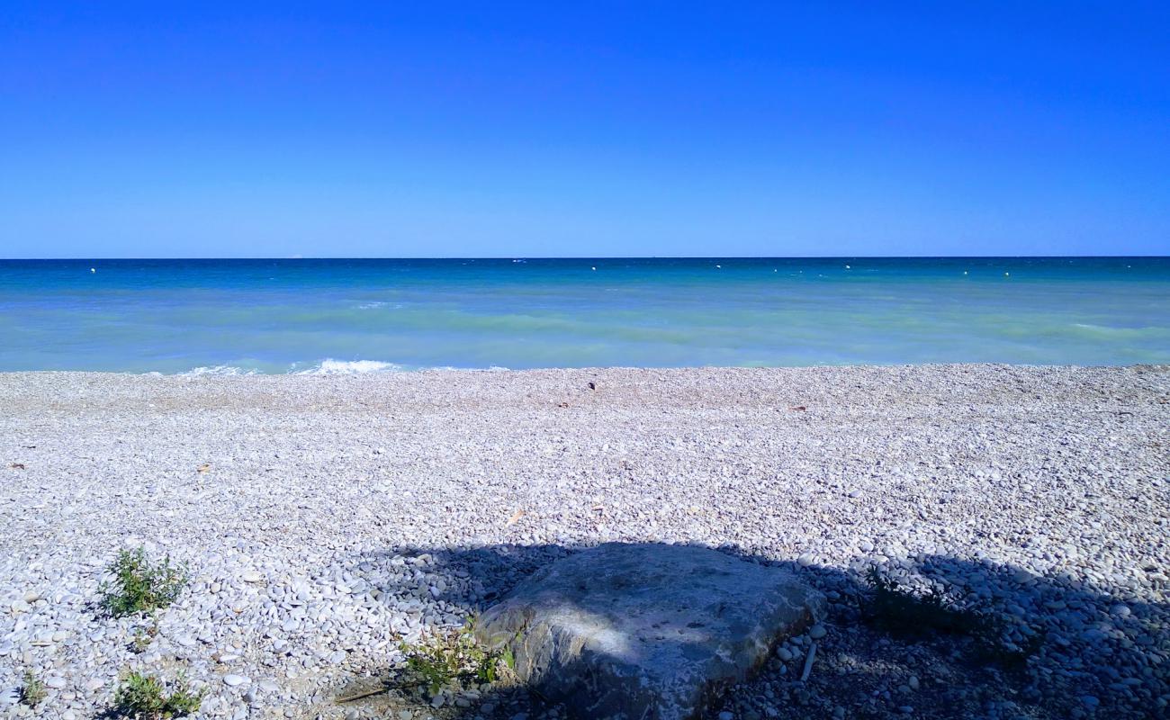 Photo of Platja del Marjal with gray pebble surface