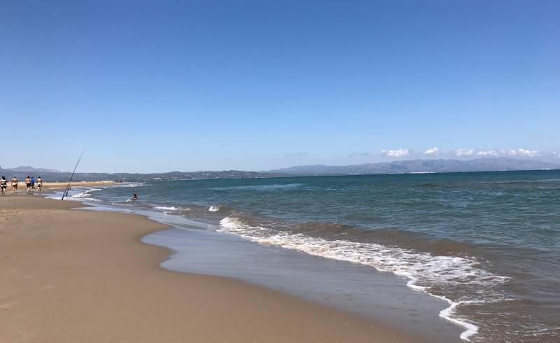 Photo of Platja del Fangar with brown sand surface