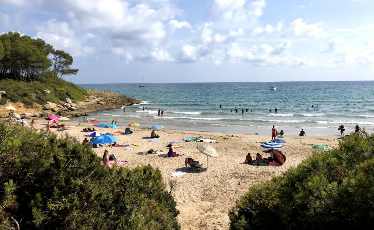 Photo of Cala de la Roca Plana with bright sand surface