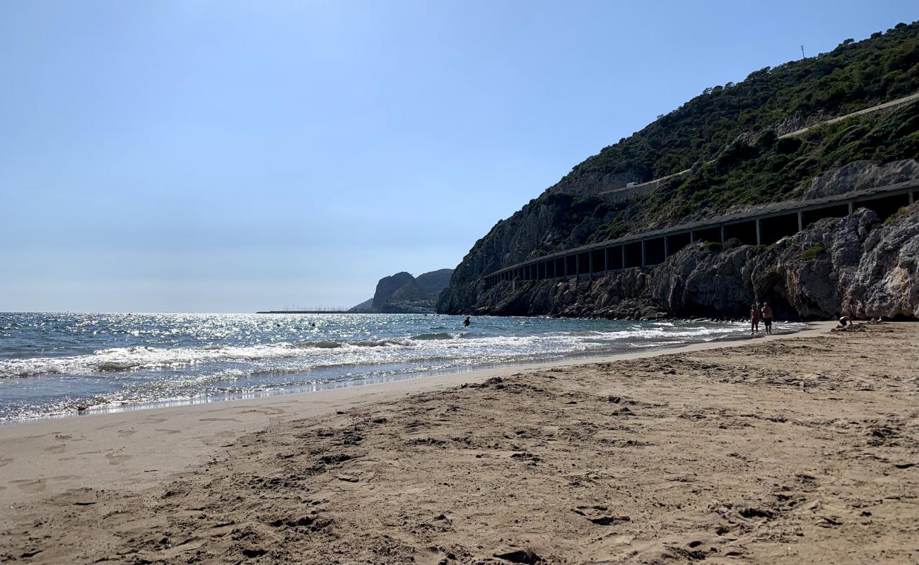 Photo of Platja Port Ginesta with brown sand surface