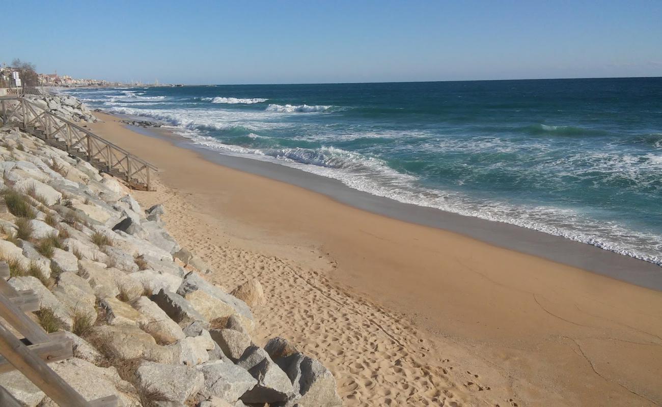 Photo of Montgat Beach with bright sand surface