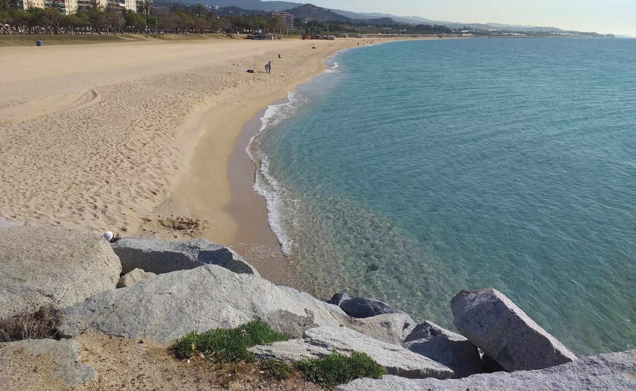 Photo of Platja de Sant Simo with bright sand surface