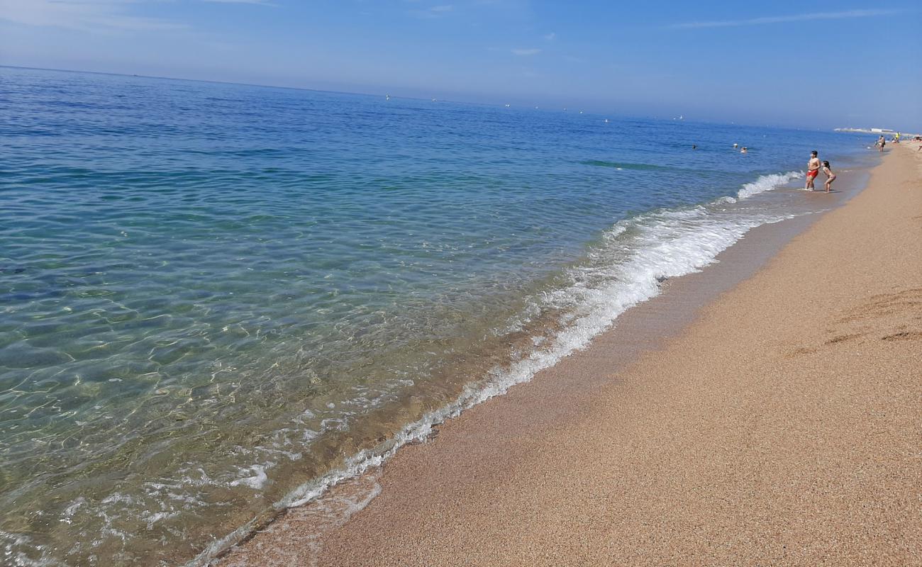 Photo of Canet De Mar with bright sand surface