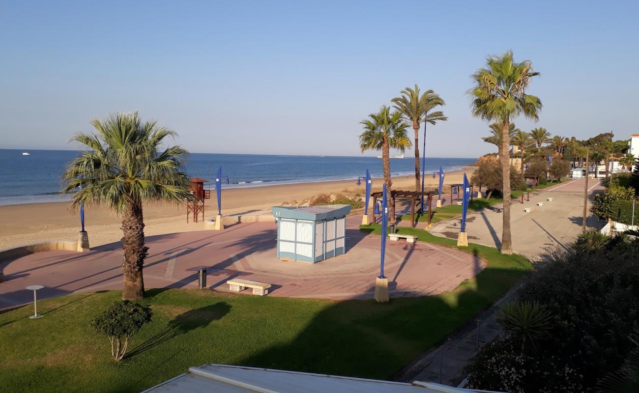 Photo of playa de la barrosa with bright sand surface