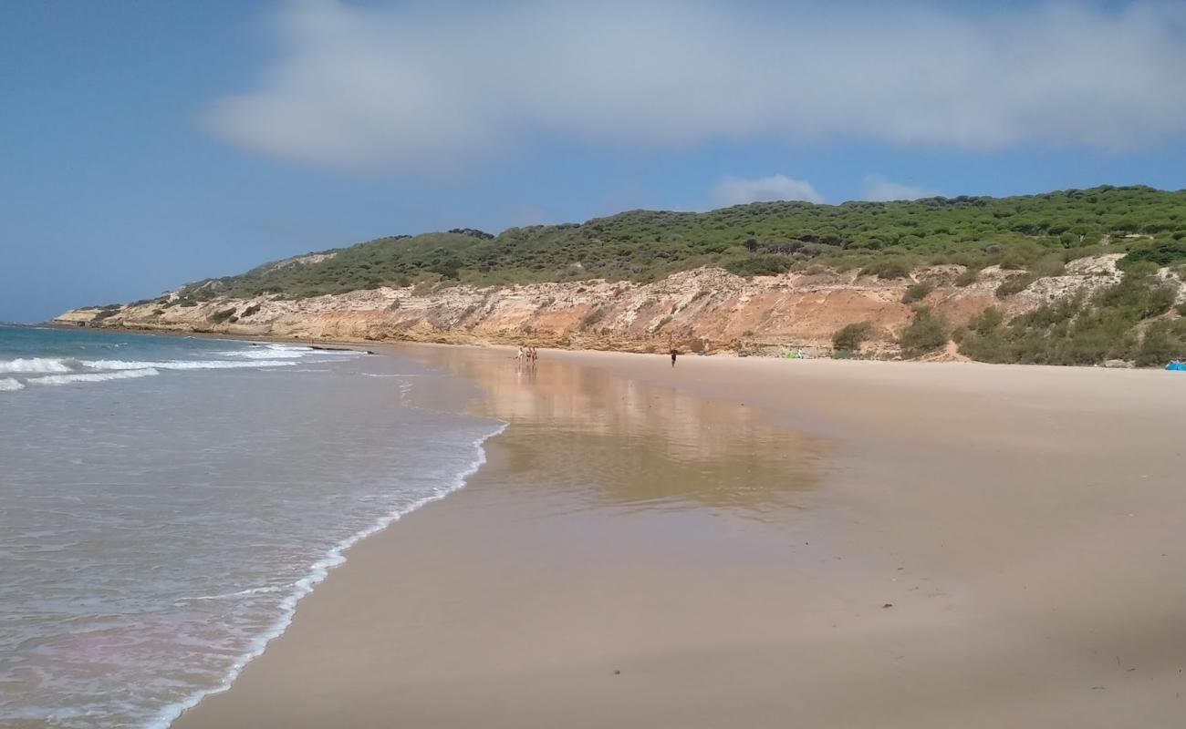 Photo of Playa de la Hierbabuena with bright fine sand surface