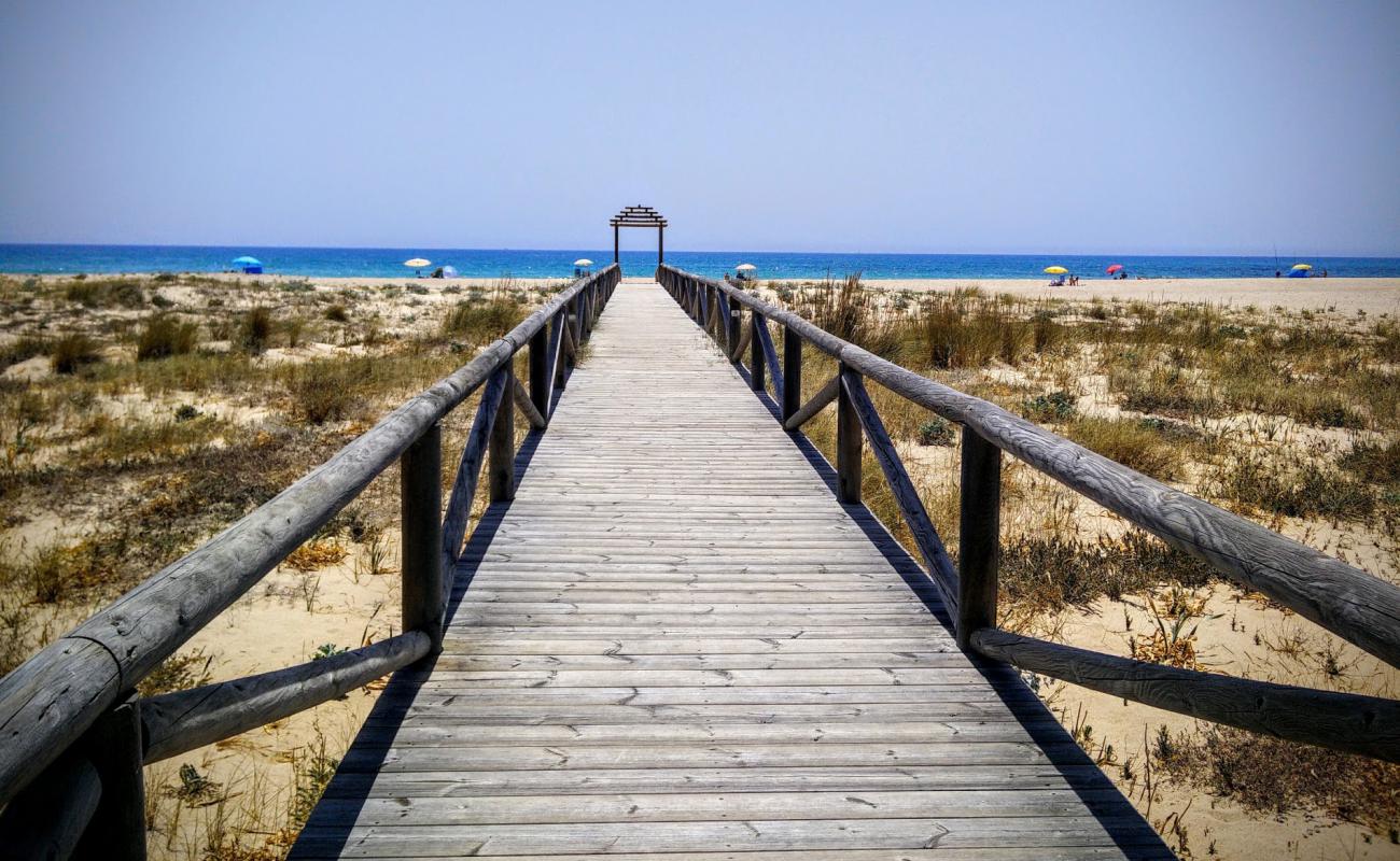 Photo of Playa Zahara with bright fine sand surface