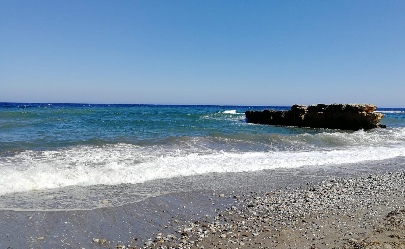 Photo of Playa de la Galera with gray sand surface