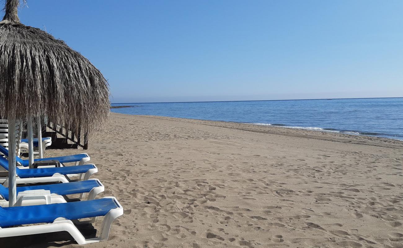 Photo of Torre Ancon beach with gray sand surface