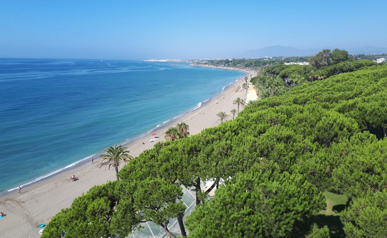 Photo of Playa de Nagueles with gray sand surface