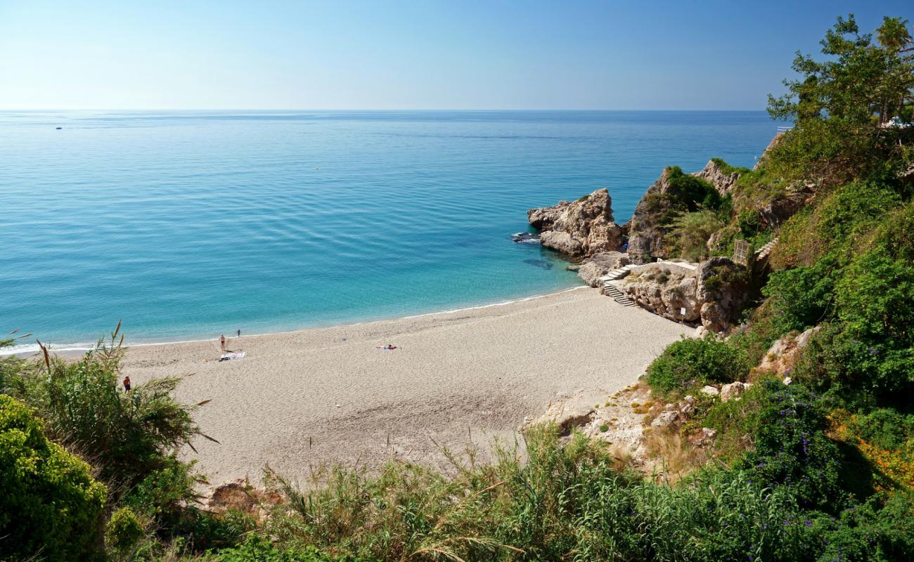 Photo of Burriana Beach with gray sand surface