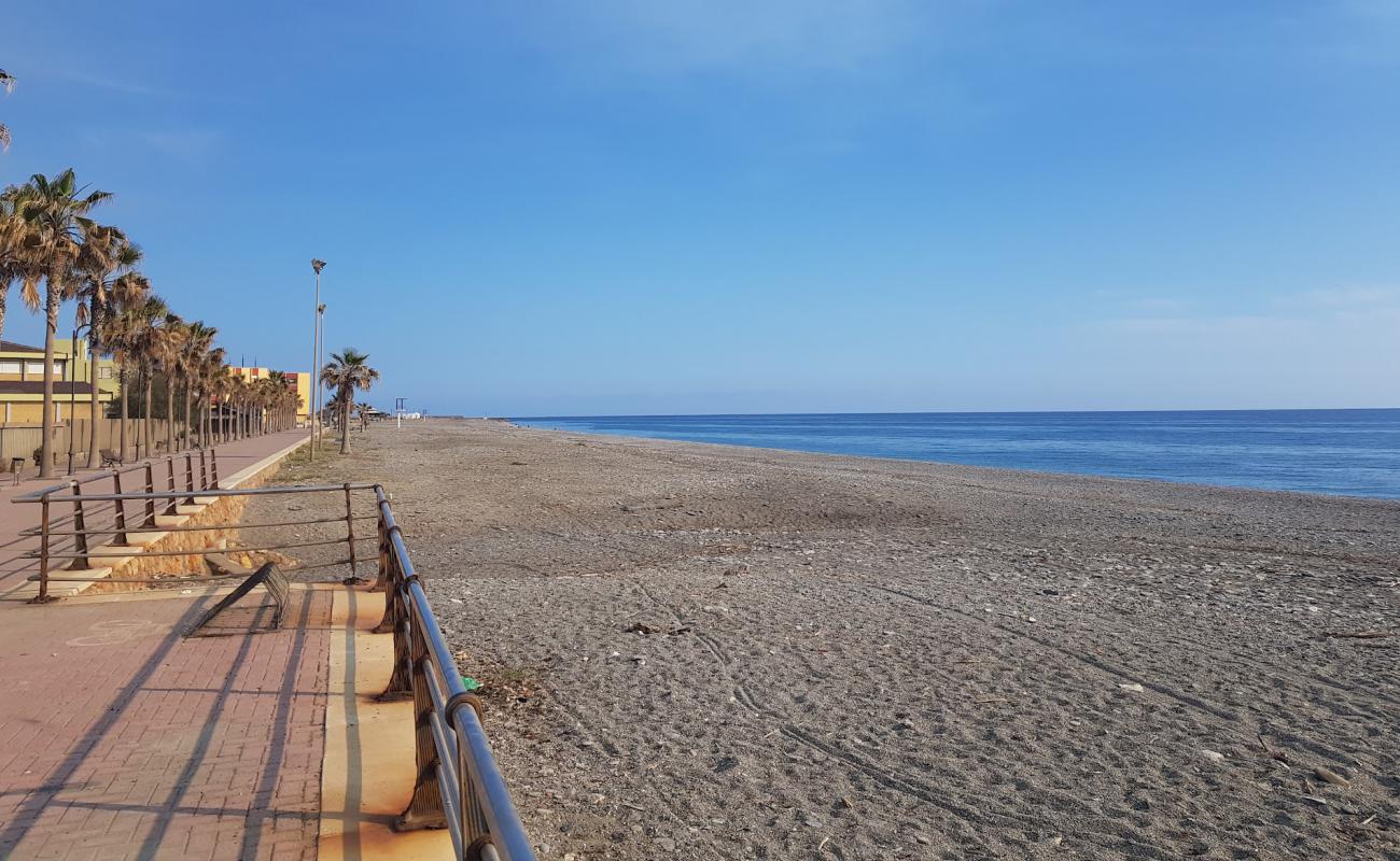 Photo of Playa de la Sirena Loca with gray fine pebble surface