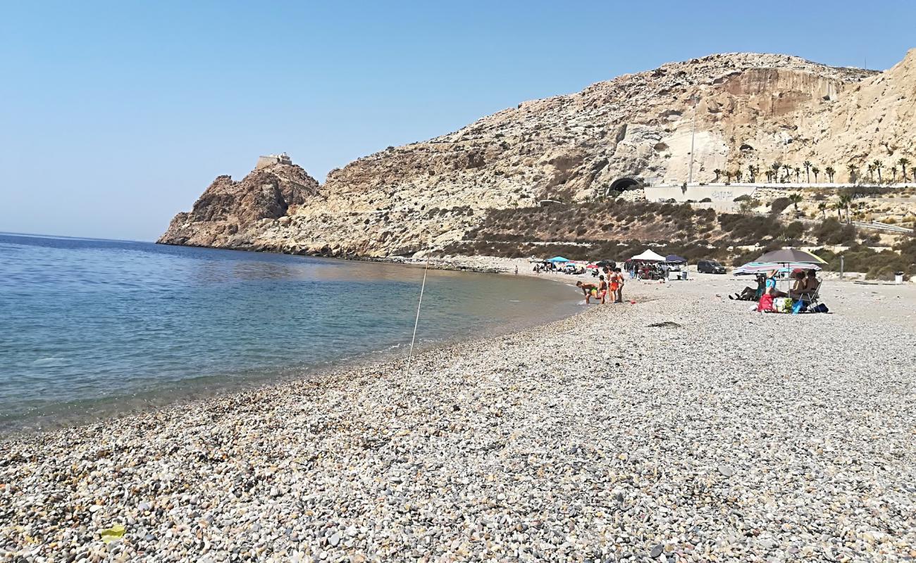 Photo of Playa las Olas with gray sand &  pebble surface