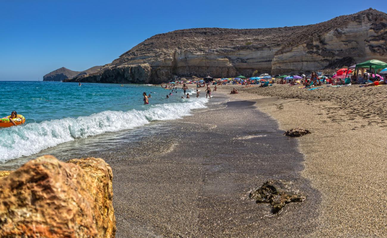 Photo of Playa el Corral with bright shell sand surface