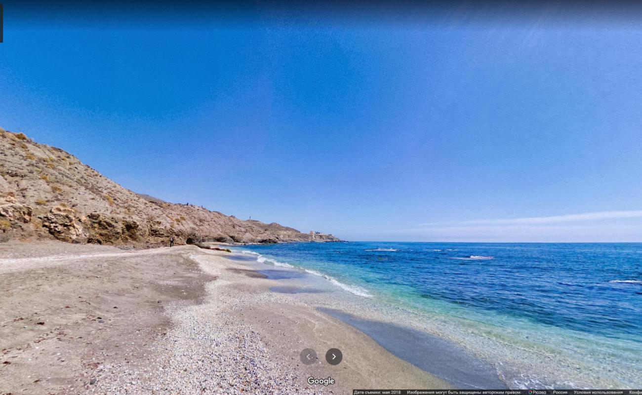 Photo of Playa de la Invencible with blue pure water surface