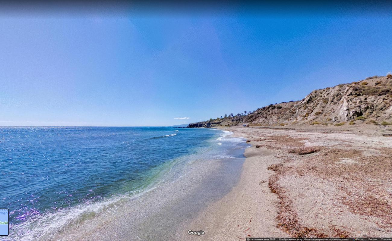 Photo of Cala Cabezo Negro with blue pure water surface