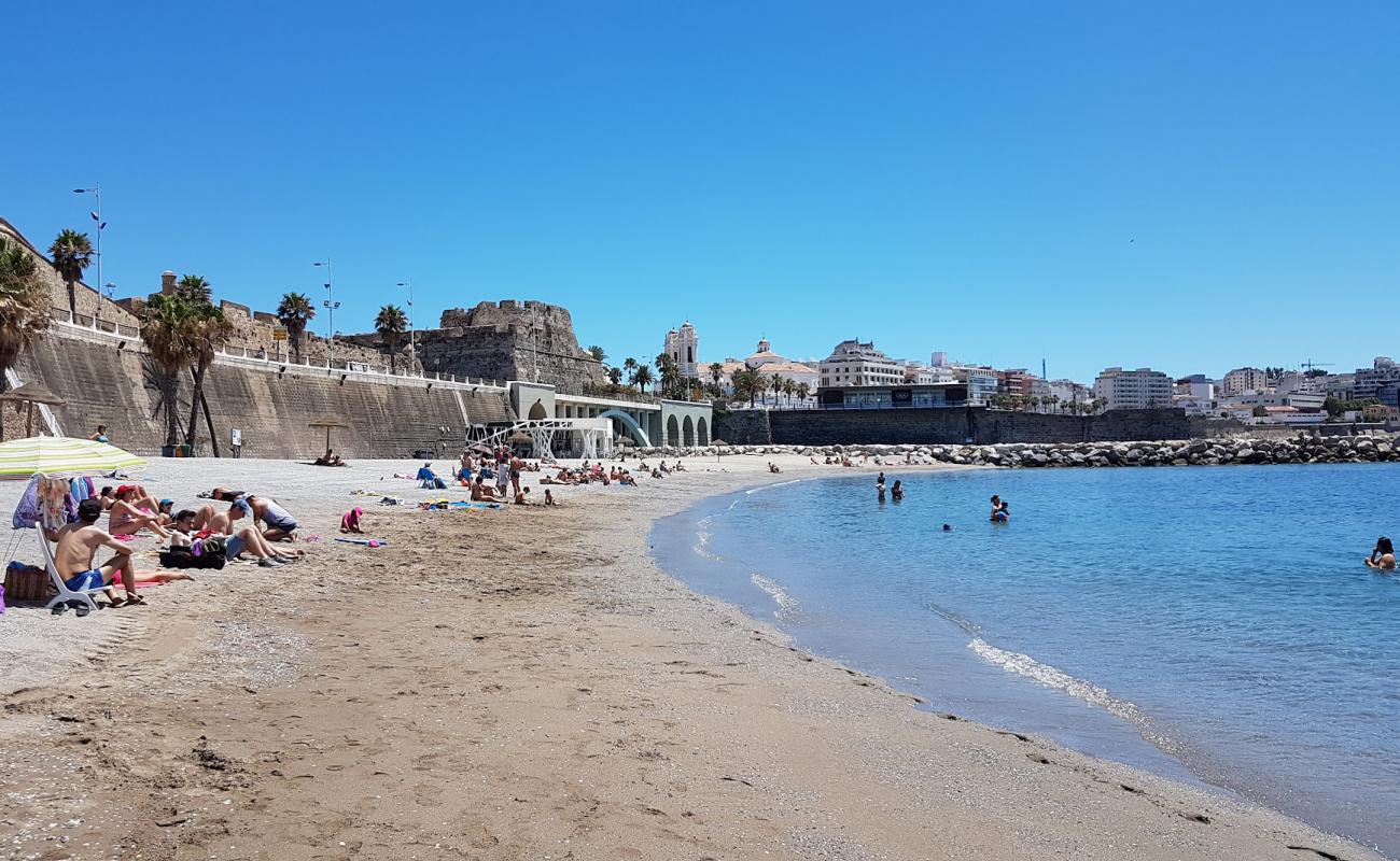 Photo of Playa del Chorillo with brown fine pebble surface